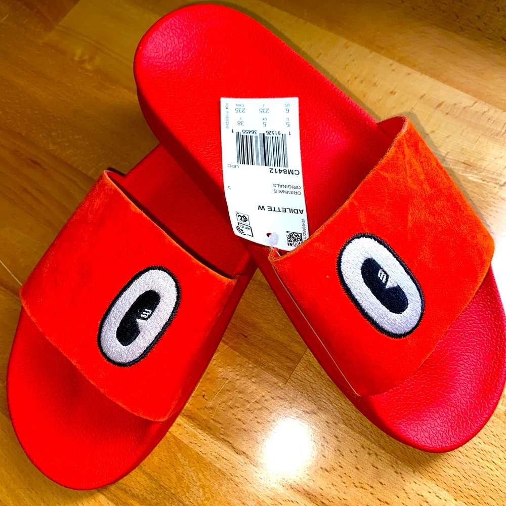 Adidas Originals Women's Adilette Hattie Stewart Slides Size 6 NWT